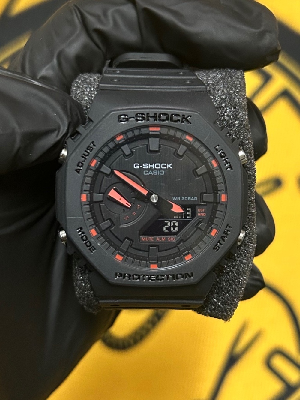 🖤🧡 CASIO G-SHOCK – BLACK / ORANGE – STEALTH CUSTOM BUILD 🧡🖤